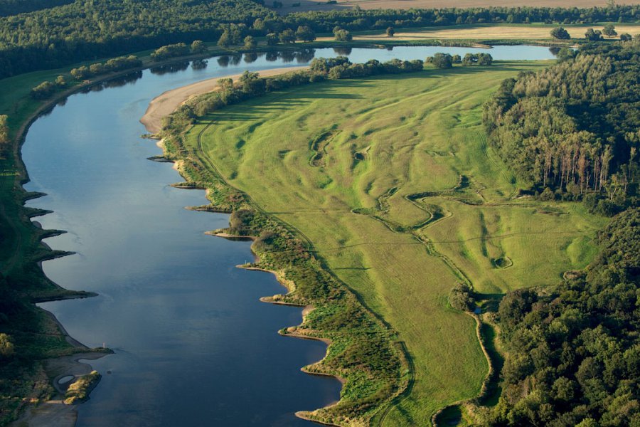 Die Elbe von oben